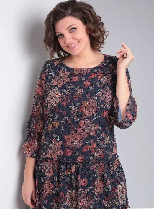 Harlee Airy Printed Dress for Sunny Days - Elena Harper