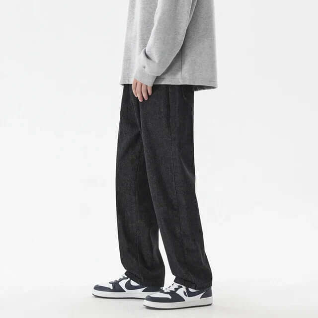 Men's Relaxed Fit Straight Leg Jeans, view 2 - Elena Harper