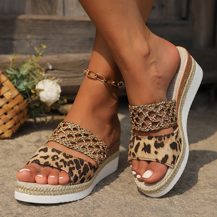 Sonoma™ Woven Wedge Sandals Earthy charm