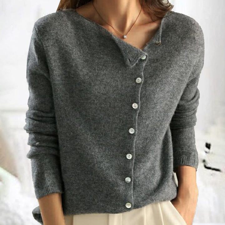 WARM SWEATER WITH TEXTURE FOR WOMEN