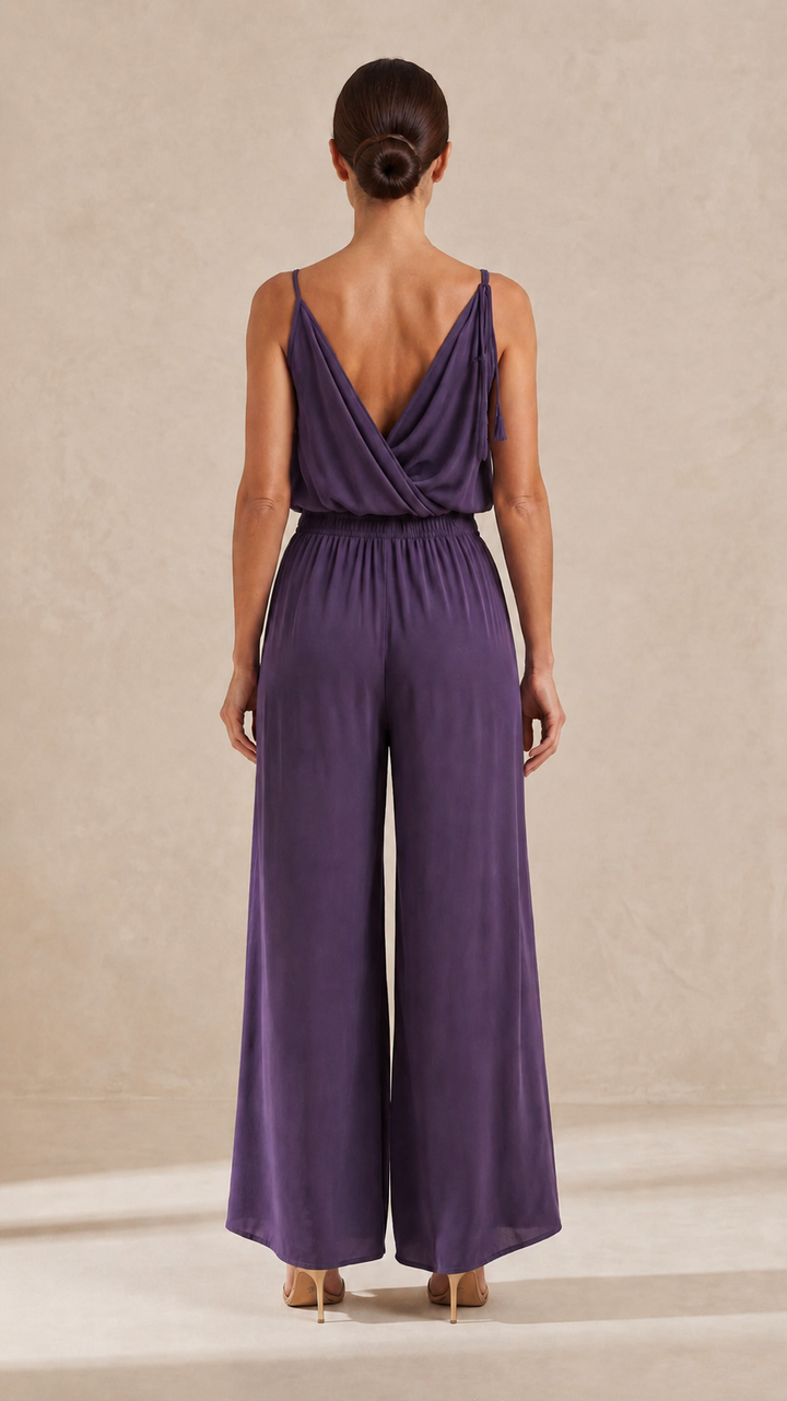 Oona™ | Luxe Jumpsuit with Golden Details