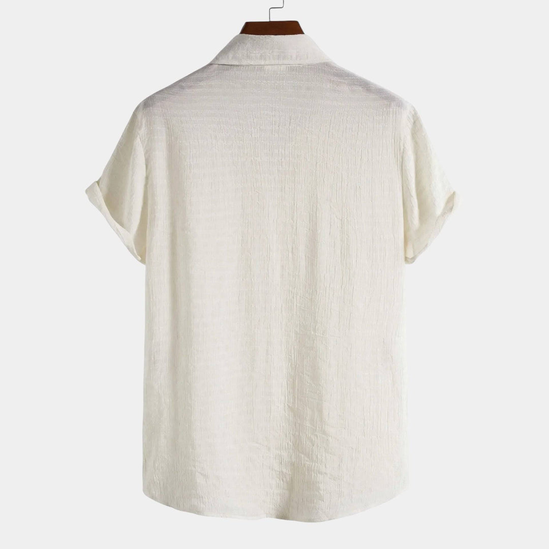 Emma & Rose Manhattan Rio™ summer shirt, lightweight casual shirt with short sleeves and a relaxed fit, in soft summer fabric.