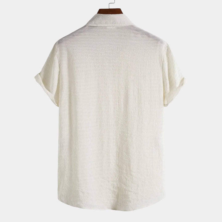 Emma & Rose Manhattan Rio™ summer shirt, lightweight casual shirt with short sleeves and a relaxed fit, in soft summer fabric.