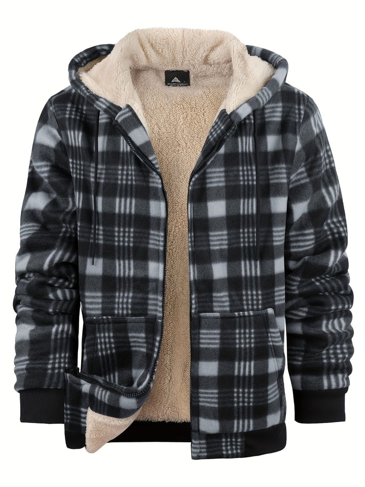 Klara | Cozy and Warm Flannel Hooded Jacket