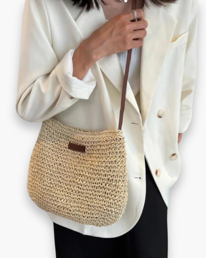 Modern Woven Shoulder Bag for Women | Practical and Stable