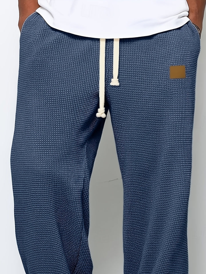 Rutherford Relaxed Textured Trousers, view 8 - Elena Harper
