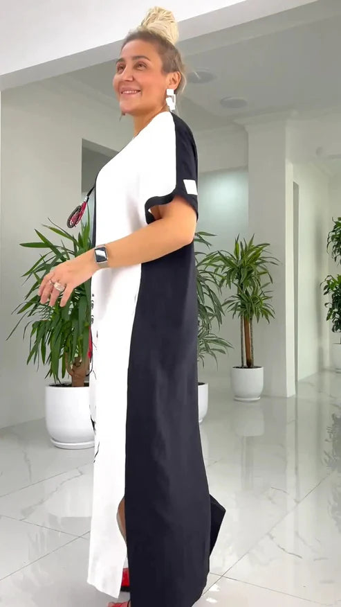Amellia Fashionable Midi Dress, view 4 - Elena Harper