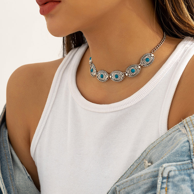 Vintage Bohemian Necklace, view 2 - Elena Harper