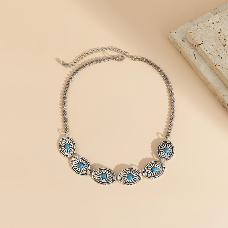 Vintage Bohemian Necklace, view 5 - Elena Harper