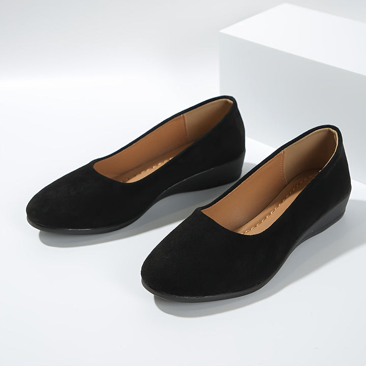 Éliane Comfortable Wedge Heeled Flats - Elena Harper