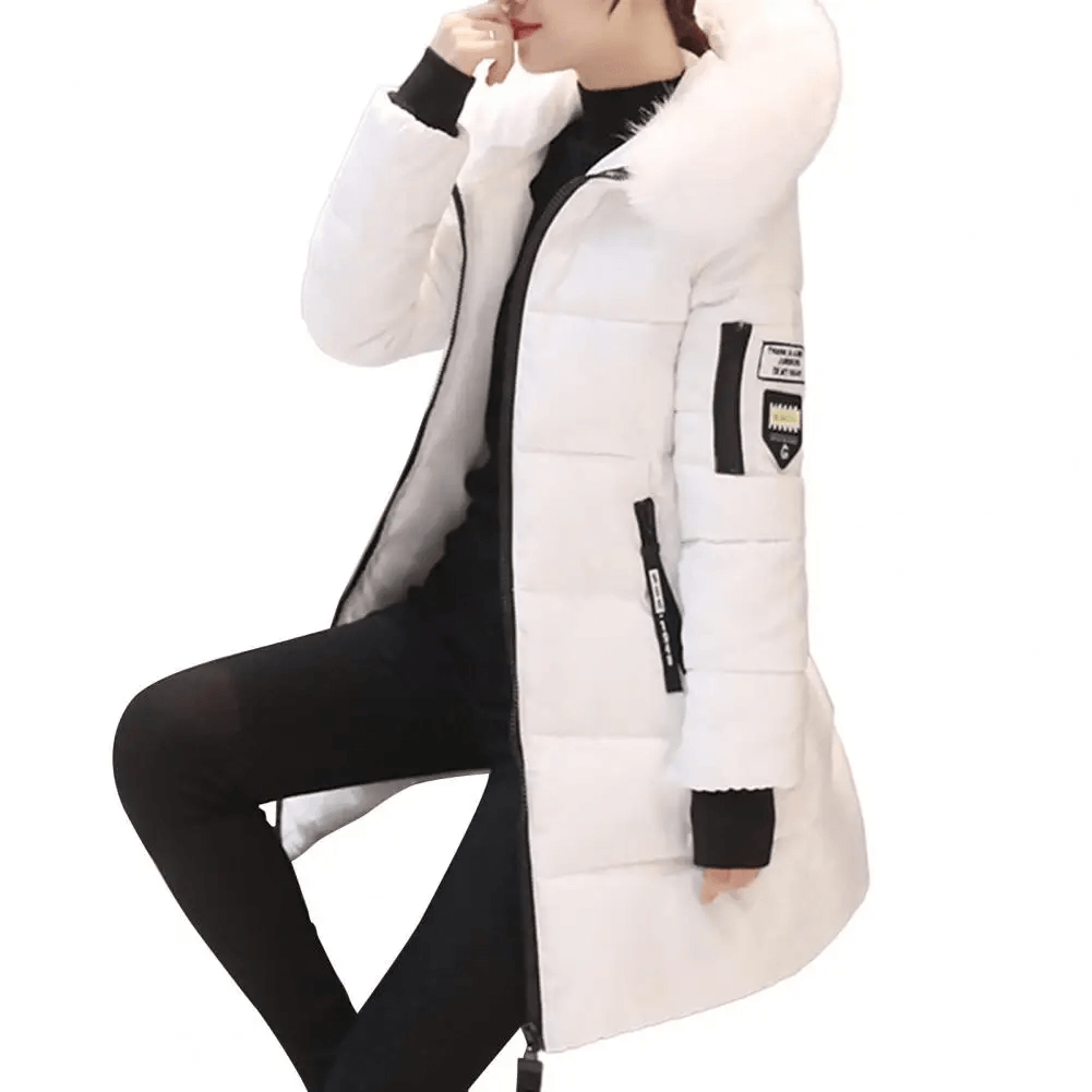 Windproof Puffer Coat for Women