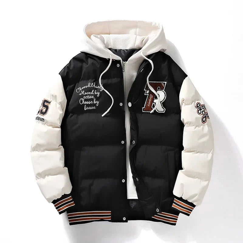 Emilian | Elegant and Warm Hooded Puffer Jacket