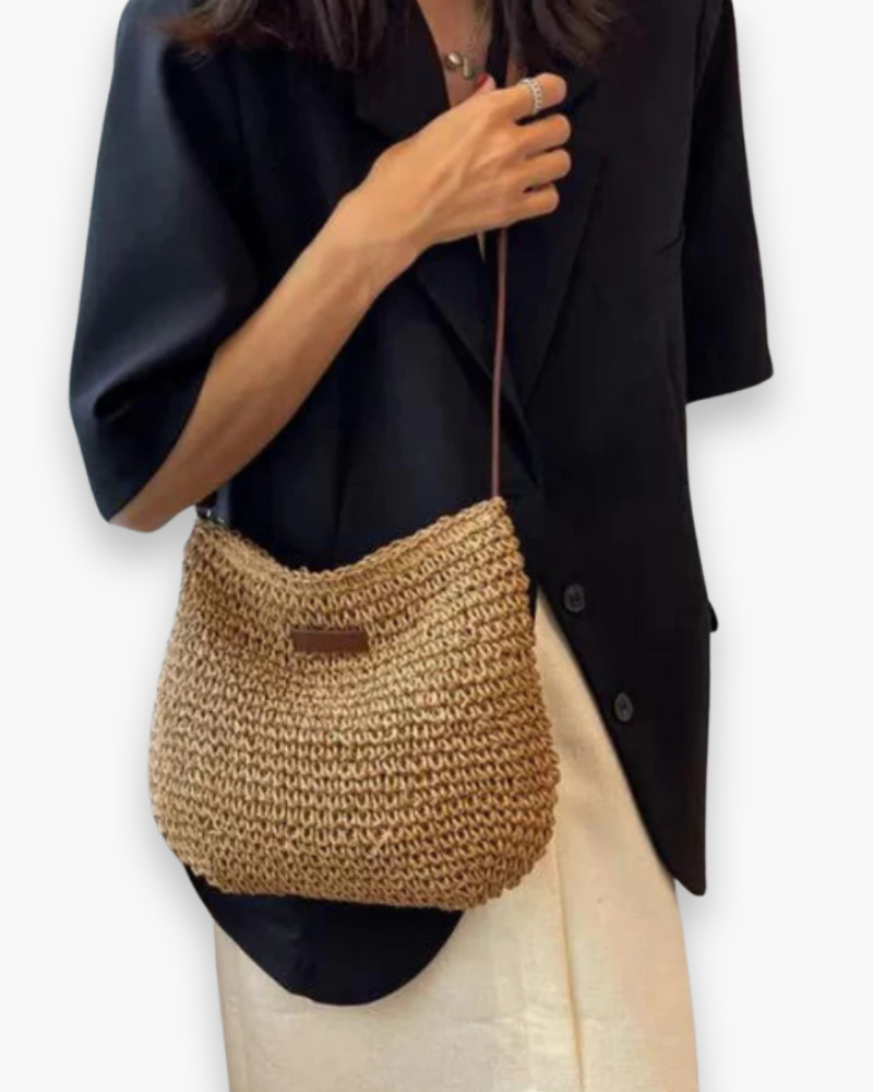 Modern Woven Shoulder Bag for Women | Practical and Stable