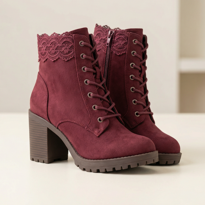 Maya | Romantic and Comfortable Women's Suede Ankle Boots