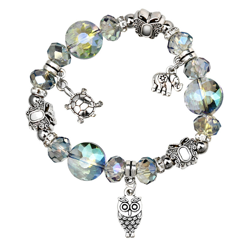 Vintage Crystal Bracelet, view 6 - Elena Harper