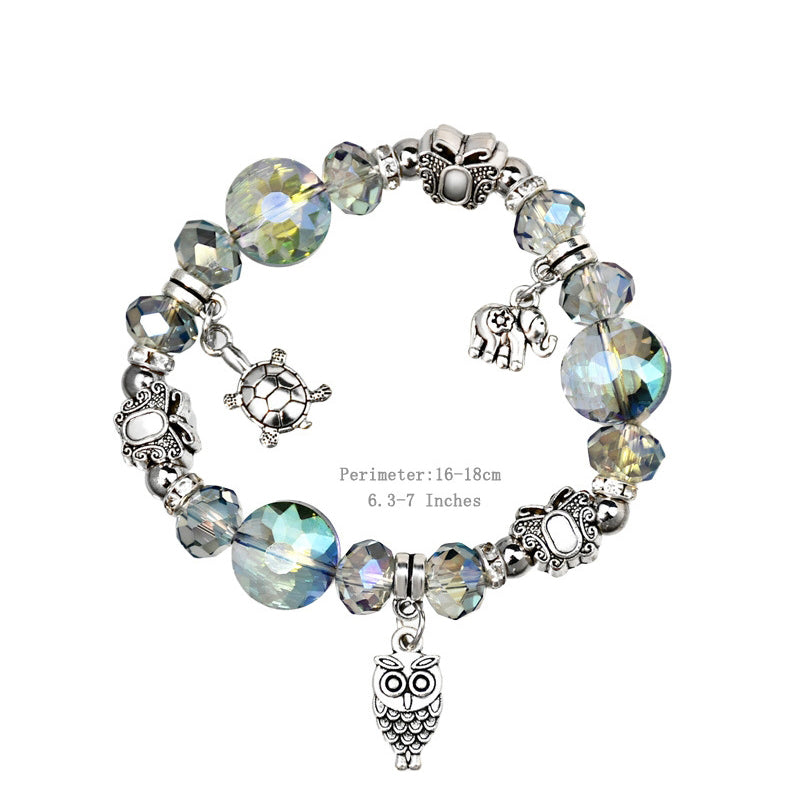 Vintage Crystal Bracelet, view 7 - Elena Harper