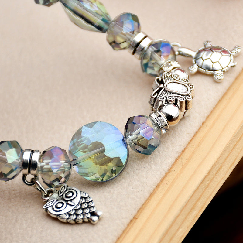 Vintage Crystal Bracelet, view 5 - Elena Harper