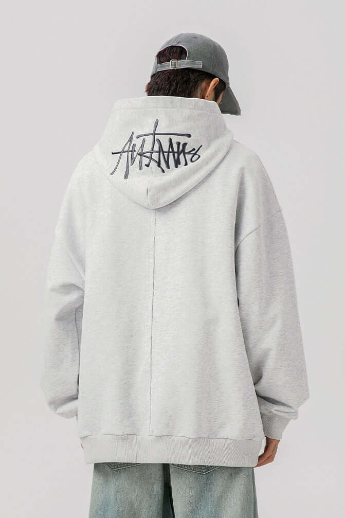Men's Oversized Graphic Hoodie, view 2 - Elena Harper