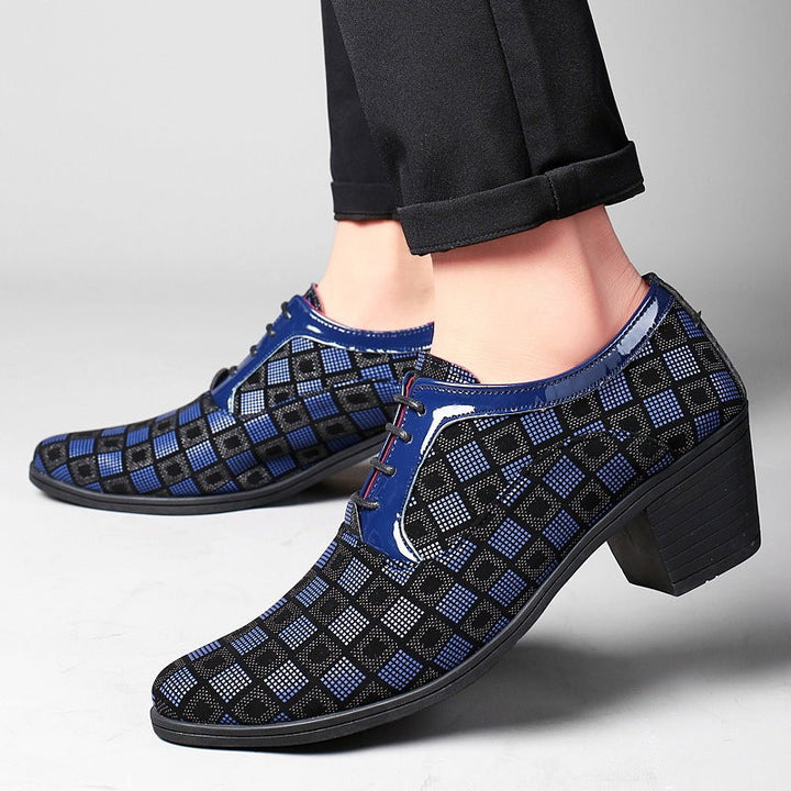Men's Pointed Toe Heeled Shoes - Enric