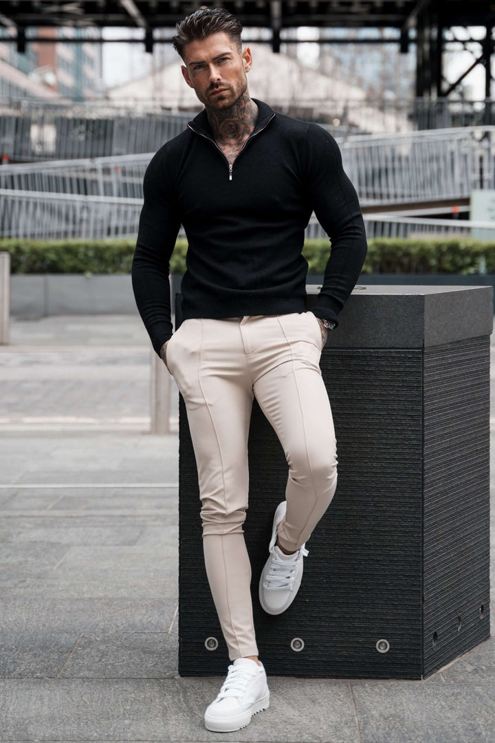 Men's Slim Fit Long Trousers Stylish & Comfortable, view 4 - Elena Harper