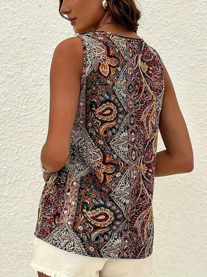 Ida™  |  Patterned Bohemian Top