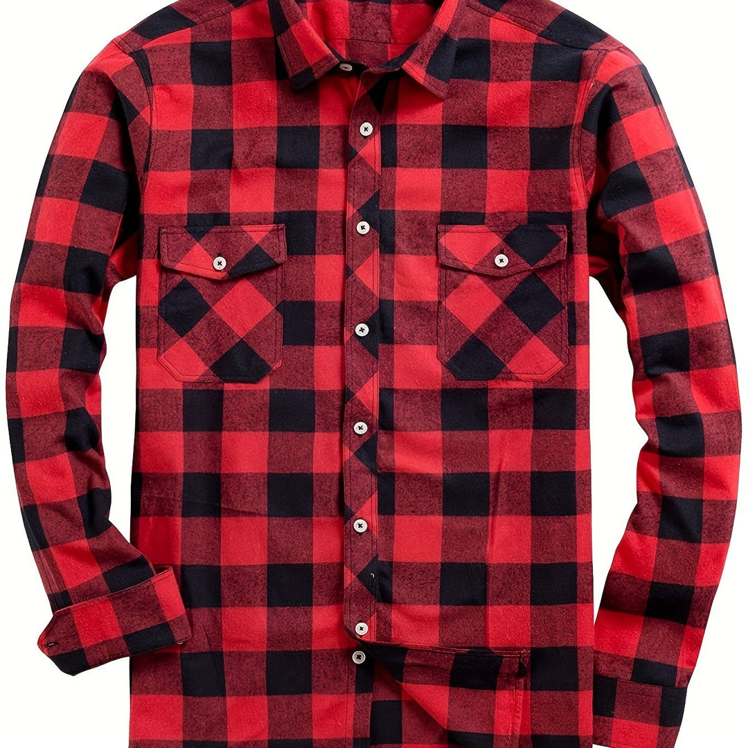 LAURENT MONACO | CHECKED SHIRT WITH BUTTONS FOR MEN