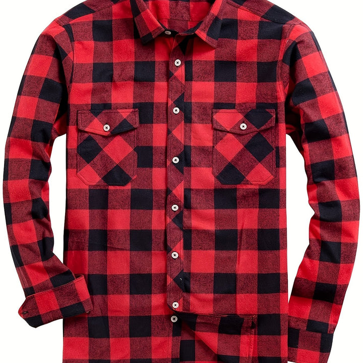 LAURENT MONACO | CHECKED SHIRT WITH BUTTONS FOR MEN