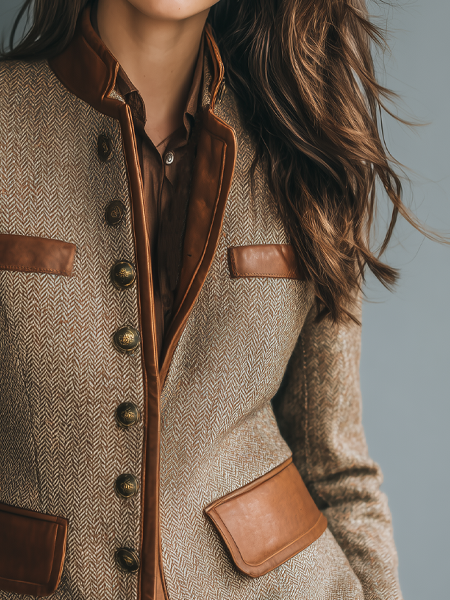 Isabelle - Chic Vintage Jacket with Pockets