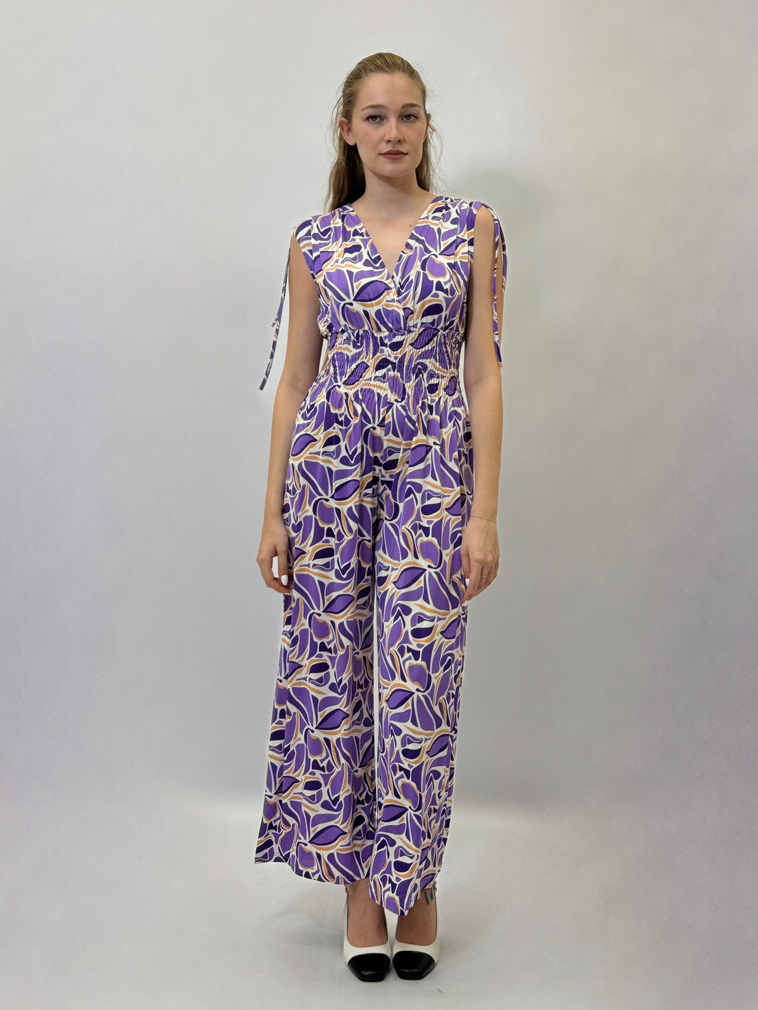 Lightweight™  |  Jumpsuit Print V-neck