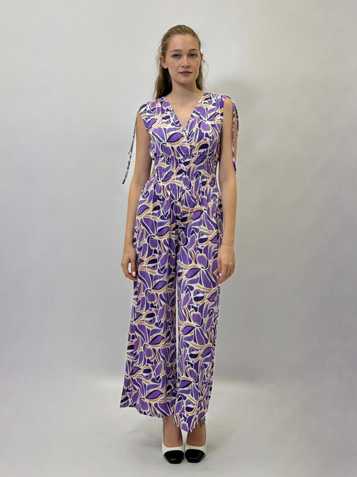Lightweight™  |  Jumpsuit Print V-neck