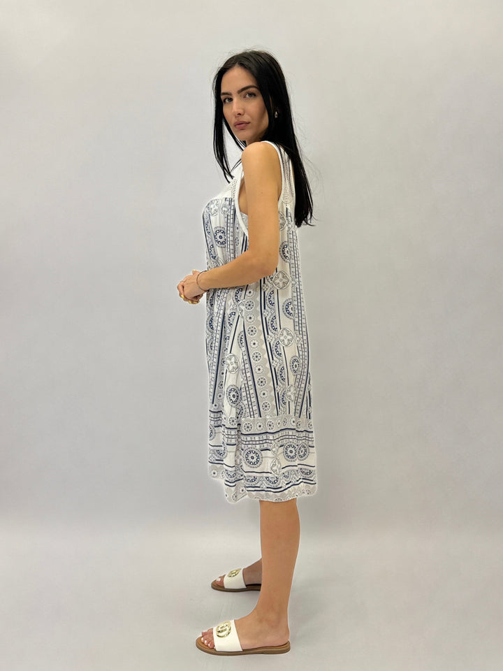 Dominique™  |  Sleeveless Dress soft luxurious fabrics Details