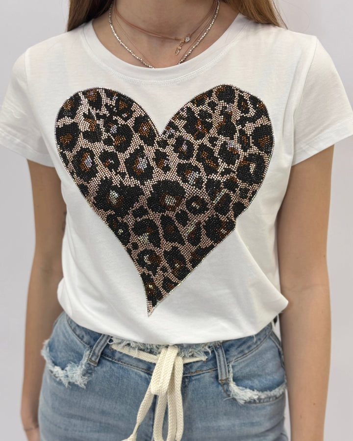 Brigitte™  |  soft luxurious fabrics T-Shirt Animal Glam