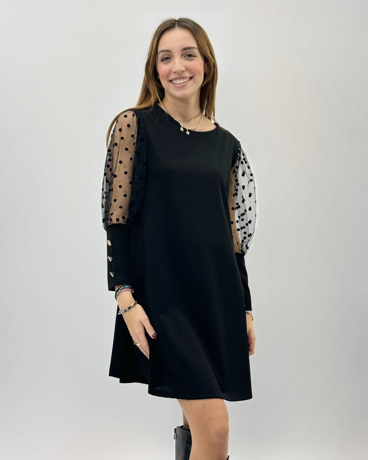 Karina™  |  Dress Polka Dot Sleeves
