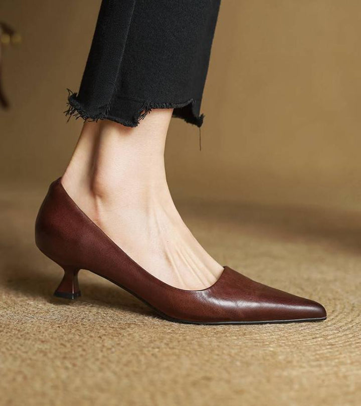 Aeris | Leather Court Shoes