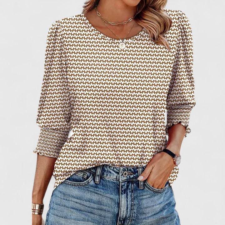 Solara™  |  Elegant Smocked Top