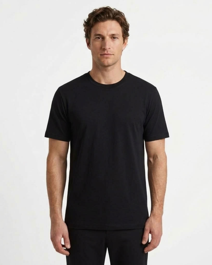 Men's High Collar T-Shirt