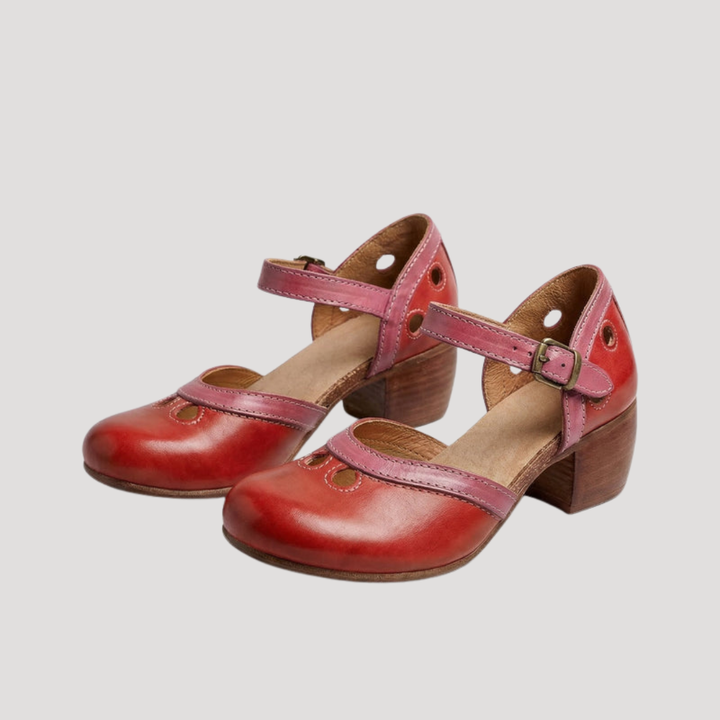 Women's Vintage Ankle Strap Heels