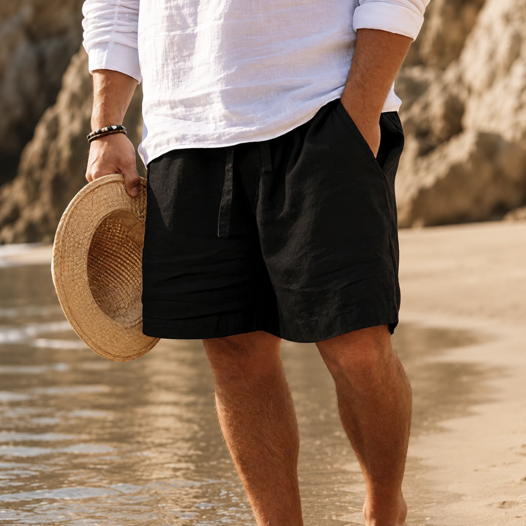 Lucien | Summer Cotton Linen Shorts