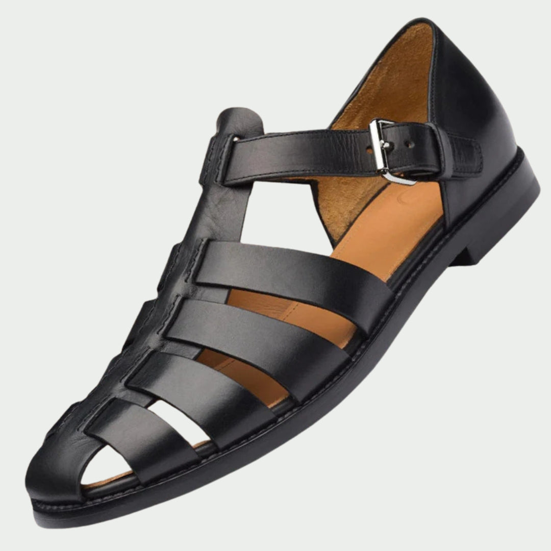 Men's Gladiator Flat Sandals – Stylish Comfort for Summer