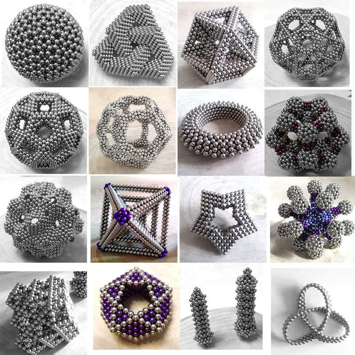 Magnetische Balletjes Multicolor 216 Stuks
