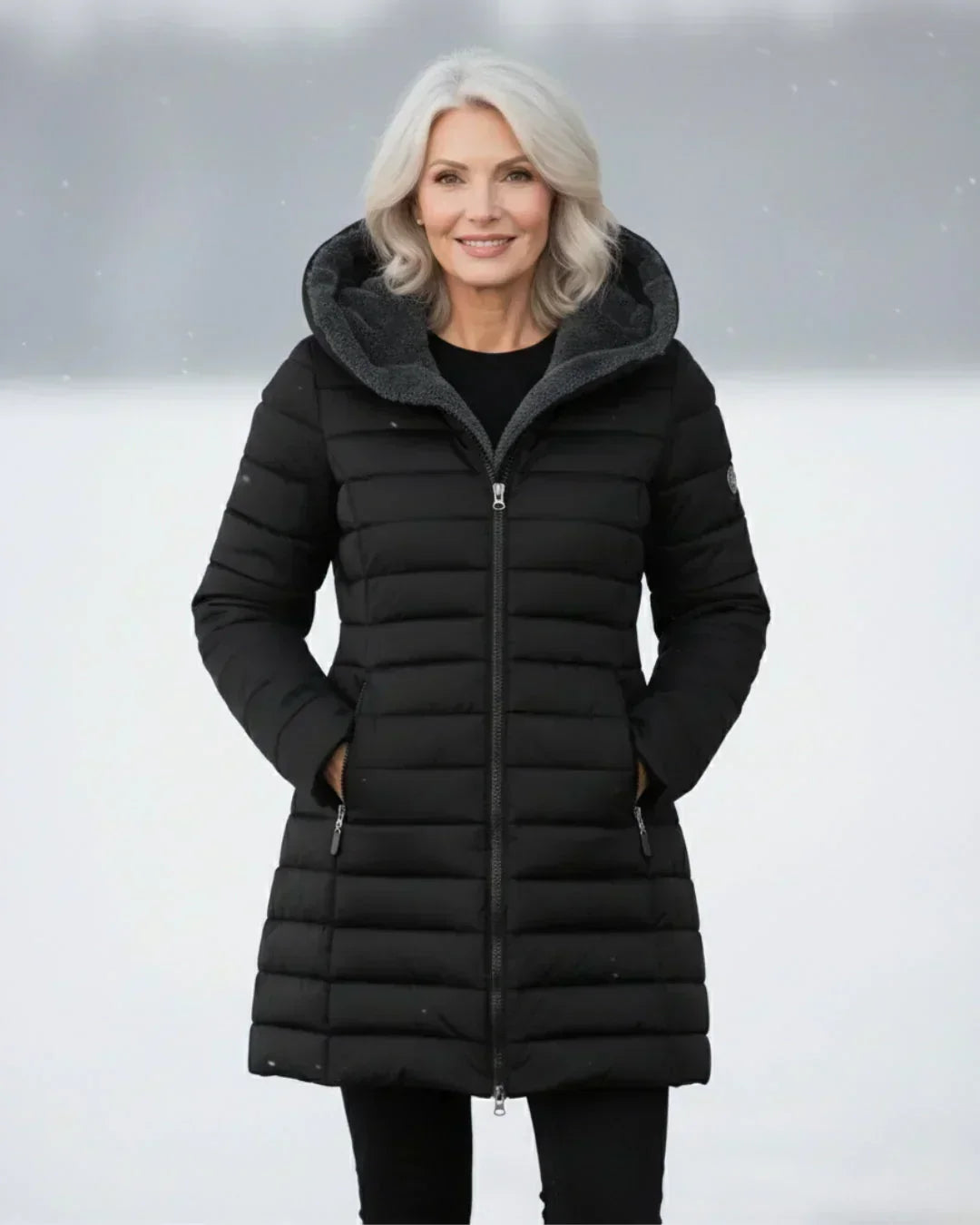 Sophie - Refined Down Jacket with Hood