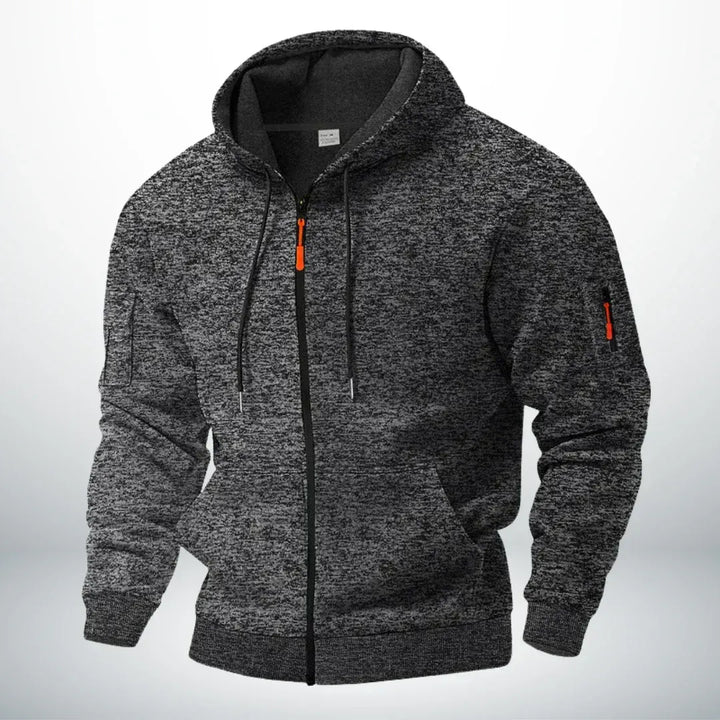 LAURENT MONACO | THICK ZIP-UP HOODIE FOR MEN