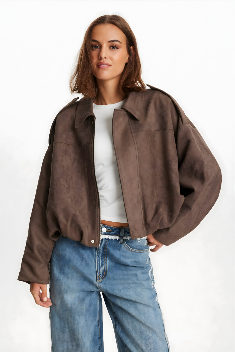 Elva Chic Jacket with Oversized Fit, view 5 - Elena Harper