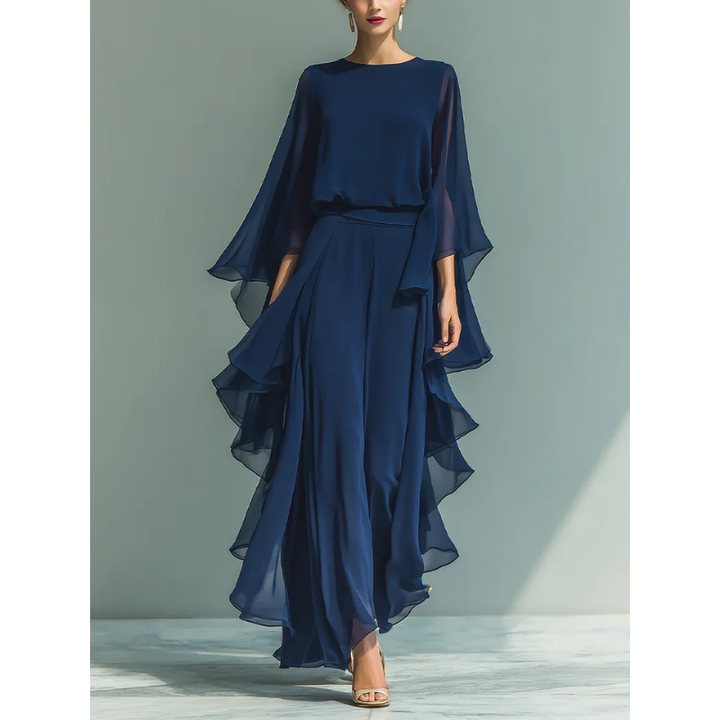 CHIFFON PANT SET FOR WOMEN