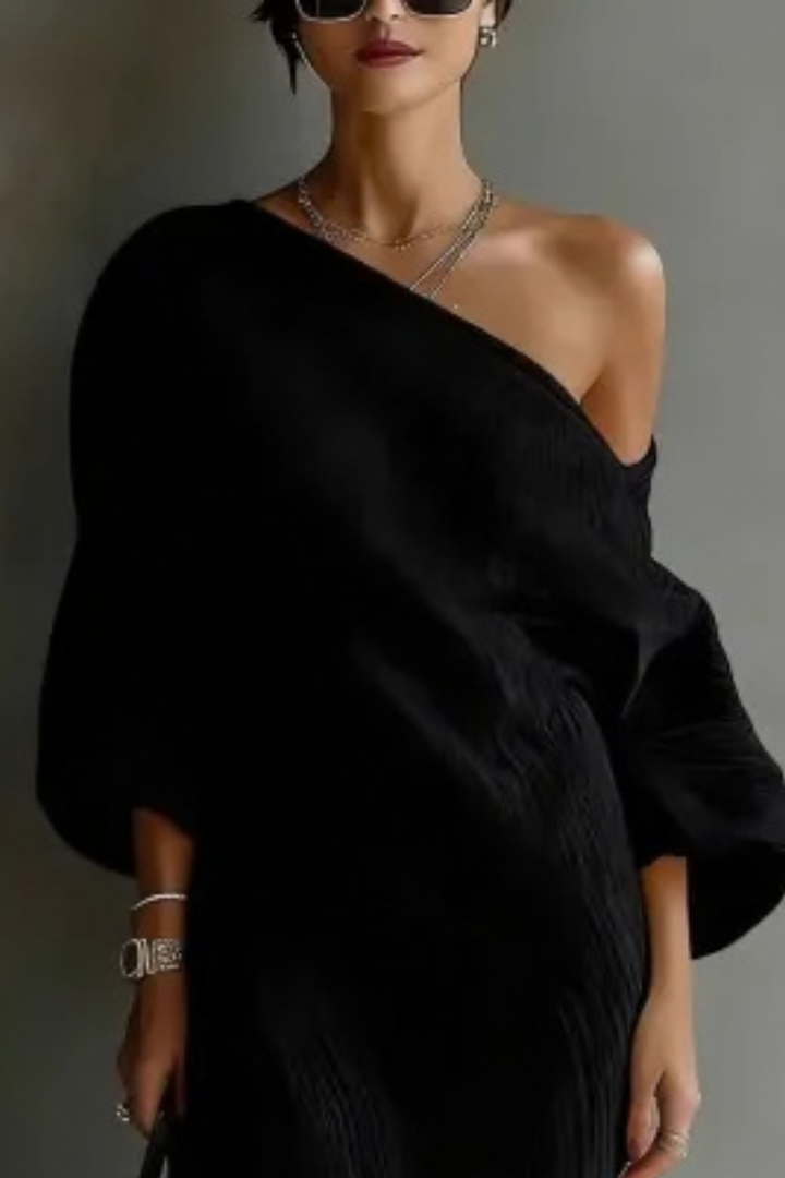 Alva™ | Elegant One Shoulder Maxi Dress