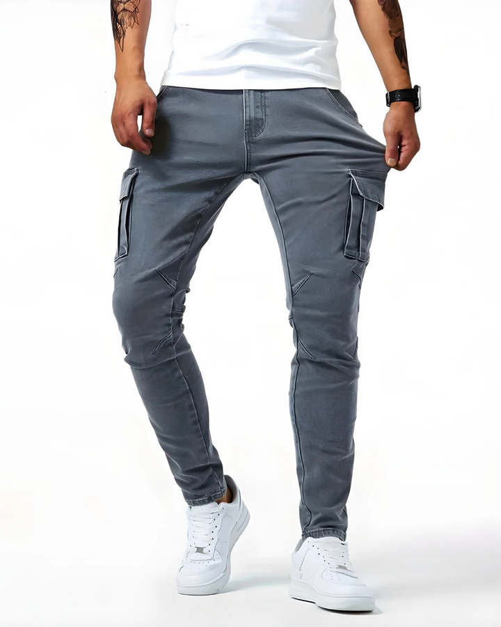 Gusman Cargo Stretch Pants, view 2 - Elena Harper
