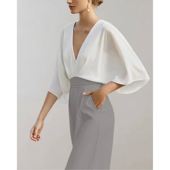 Celia | Women's Jumpsuit with Fitted Design and Wide Legs