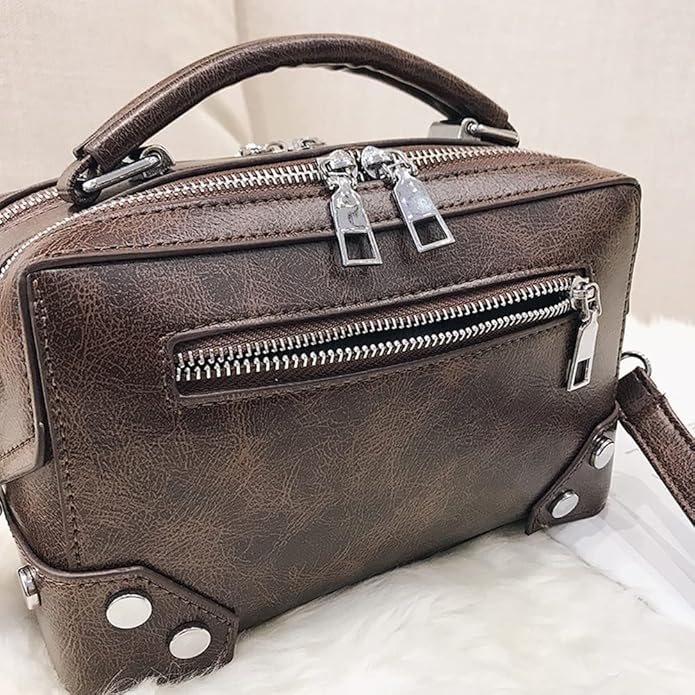 Jasmijn - Vintage Leather Shoulder Bag