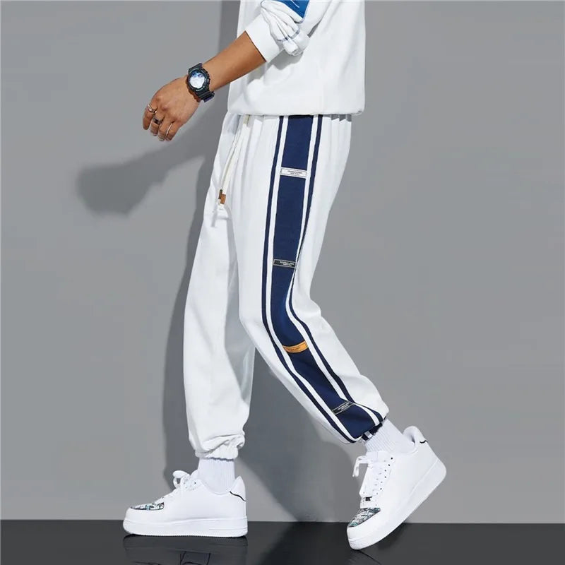 Evan's Striped Sweatpants, view 3 - Elena Harper