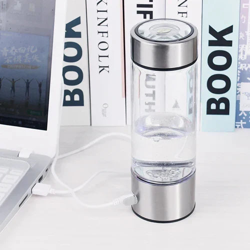 HydroGlow Hydrogen Water Bottle, view 5 - Elena Harper